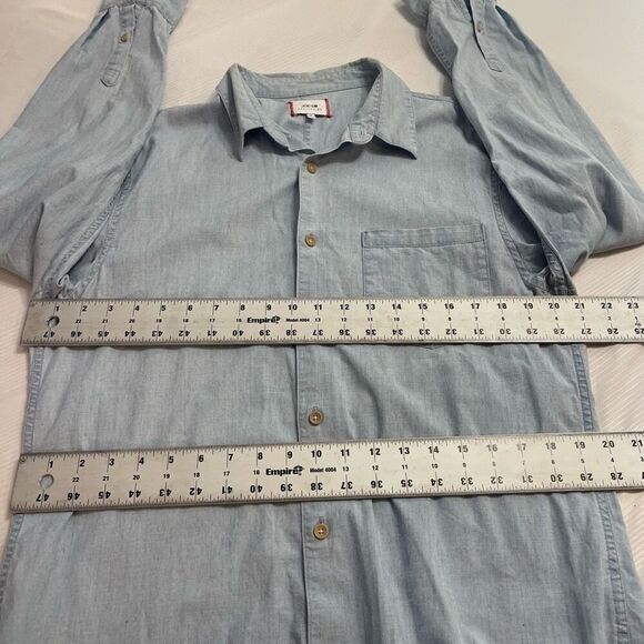 Joe’s Collection Denim Long Sleeve Button Up Shirt Size Medium - Picture 3 of 9